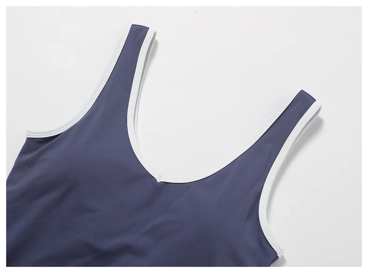 Yoga Set 2 Pieces Workout Outfits Fitness Sportswear Gym Tracksuit High Waist Leggings Sports Bra Athletic Wear Women Clothes
